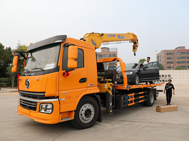 陜汽軒德翼6清障帶吊